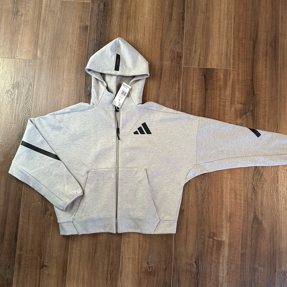 NWT adidas Z.N.E. FULL-ZIP HOODED TRACK JACKET and PANTS - Size L - Picture 6 of 8